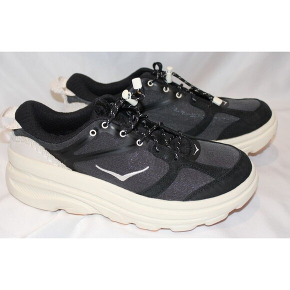 Hoka One One Men's Bondi B3LS Sneakers BLACK WHITE sz 9.5 NWOB $200 - Picture 1 of 7